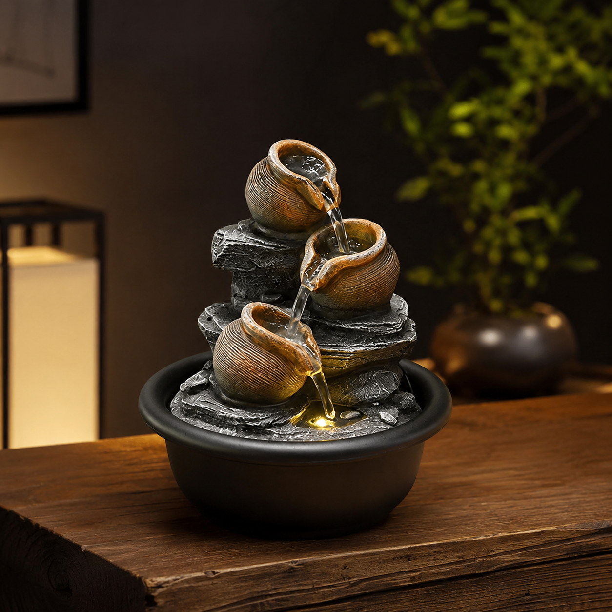 Serenity Tabletop Waterfall – additional product view 4