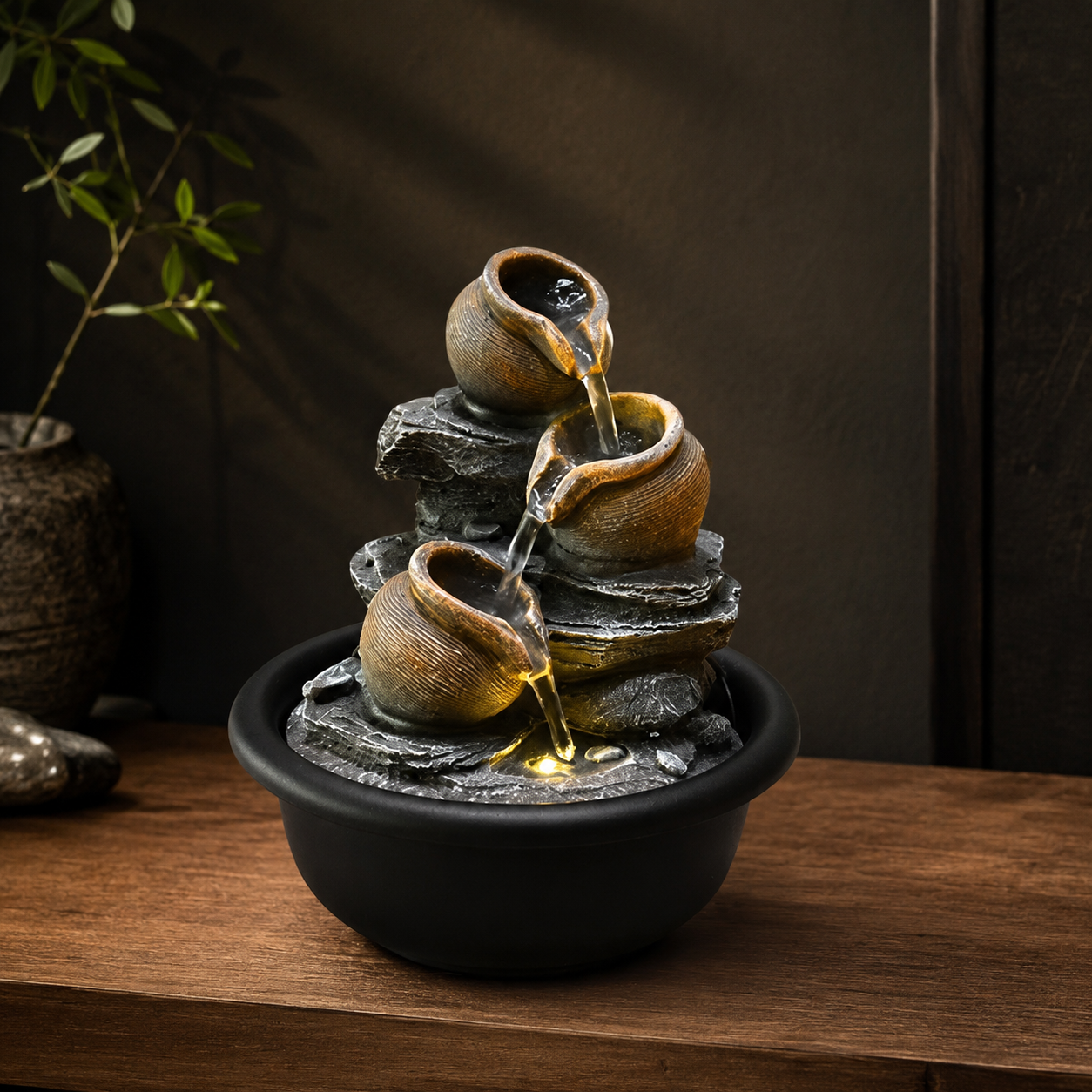 Serenity Tabletop Waterfall – additional product view 3