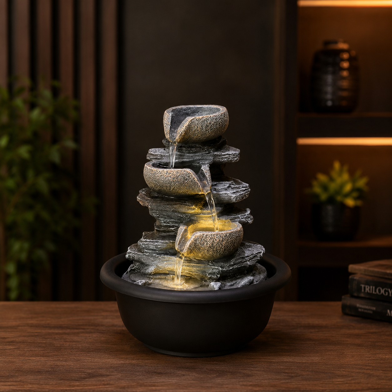 Serenity Tabletop Waterfall – additional product view 2