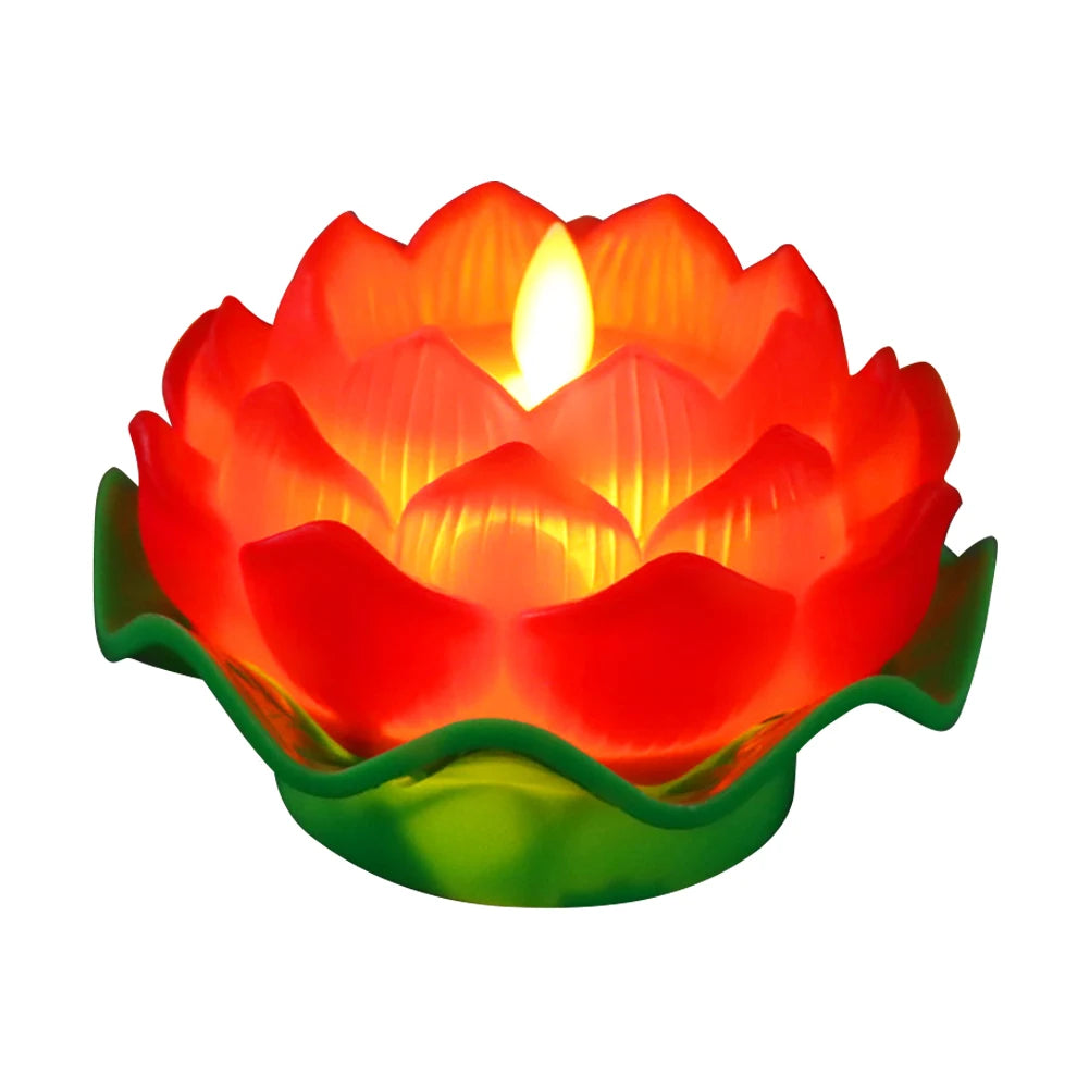 LED Lotus Candle – additional product view 6
