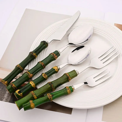 Bamboo-Handle Cutlery Set – additional product view 5