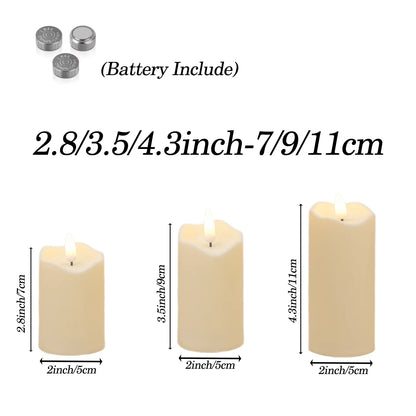 Luma Flameless Pillar Candle Set – additional product view 11