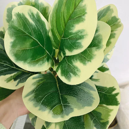 Artificial Variegated Rubber Plant – additional product view 7