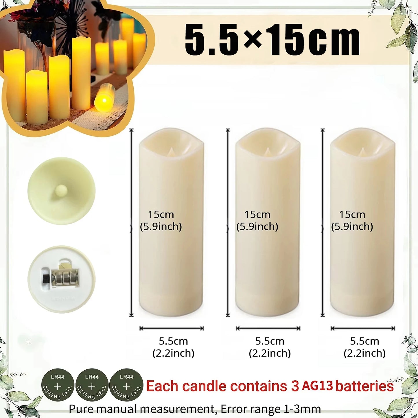 Luma Flickering LED Candle Set – additional product view 9