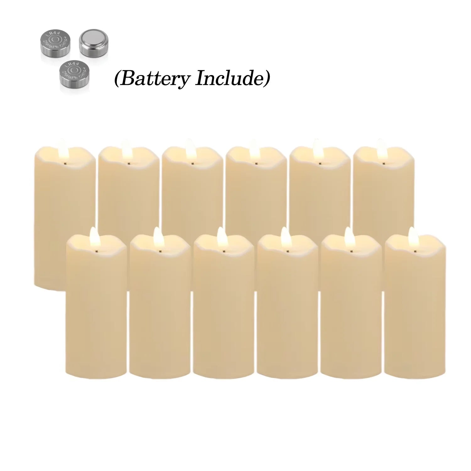 Luma Flameless Pillar Candle Set – additional product view 17