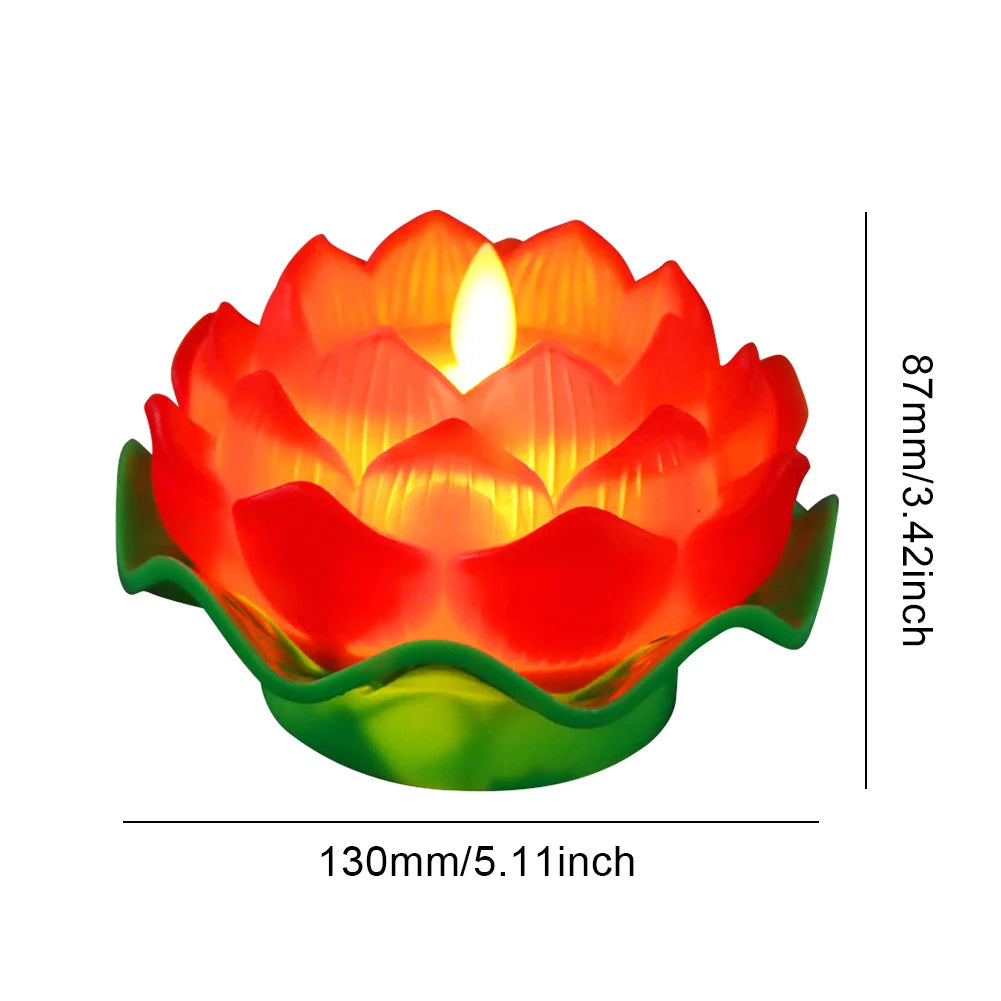 LED Lotus Candle – additional product view 5