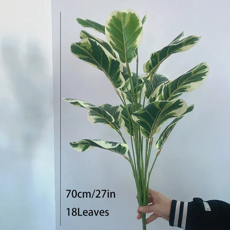 Artificial Variegated Rubber Plant – additional product view 9