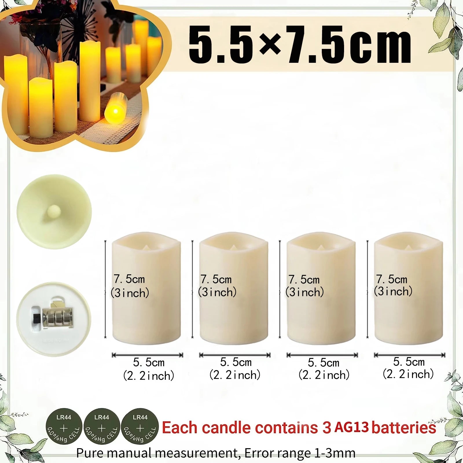 Luma Flickering LED Candle Set – additional product view 13