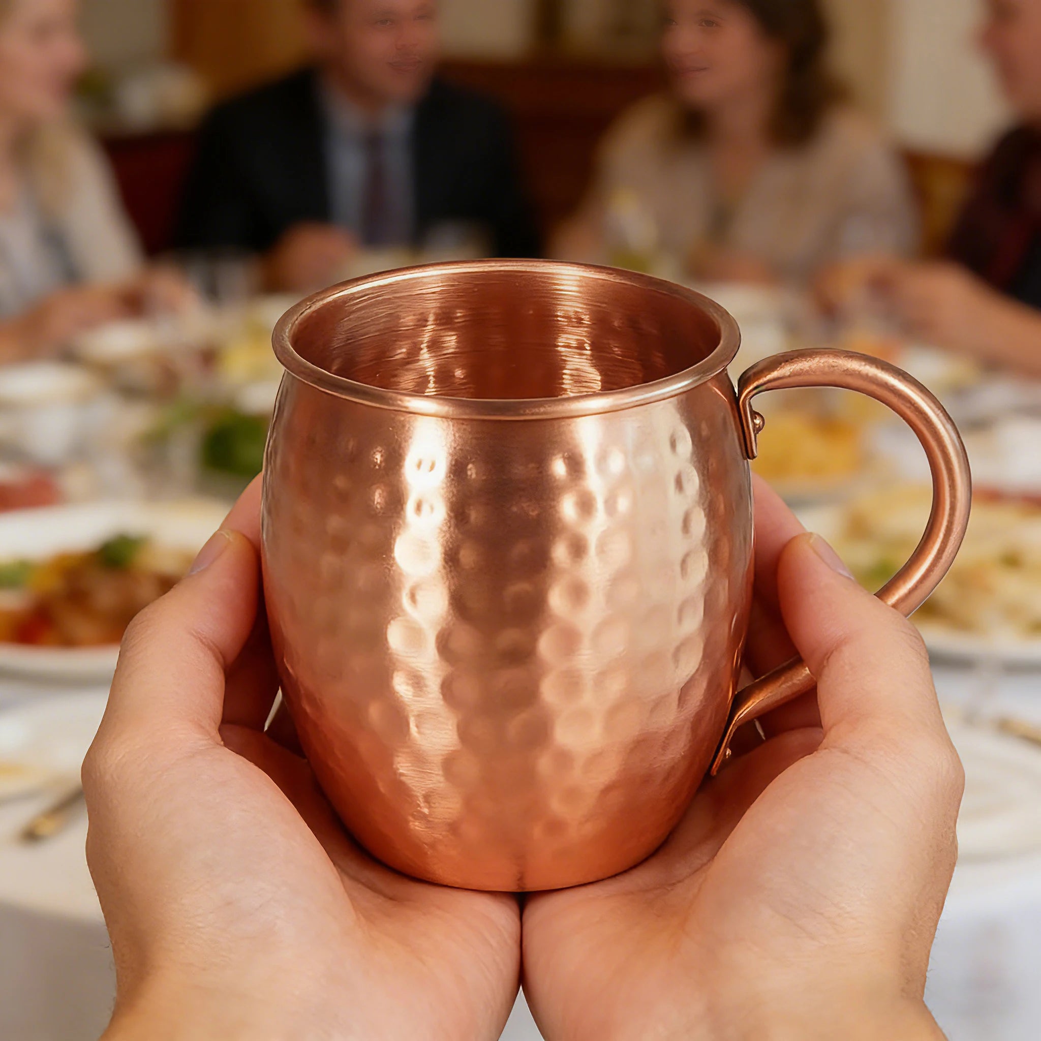 Hammered Solid Copper Mug – additional product view 4