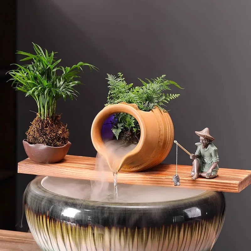 Ceramic Water Feature Jug – additional product view 3