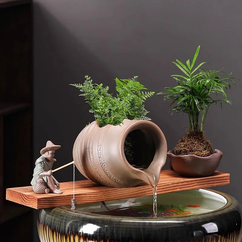 Ceramic Water Feature Jug – additional product view 4