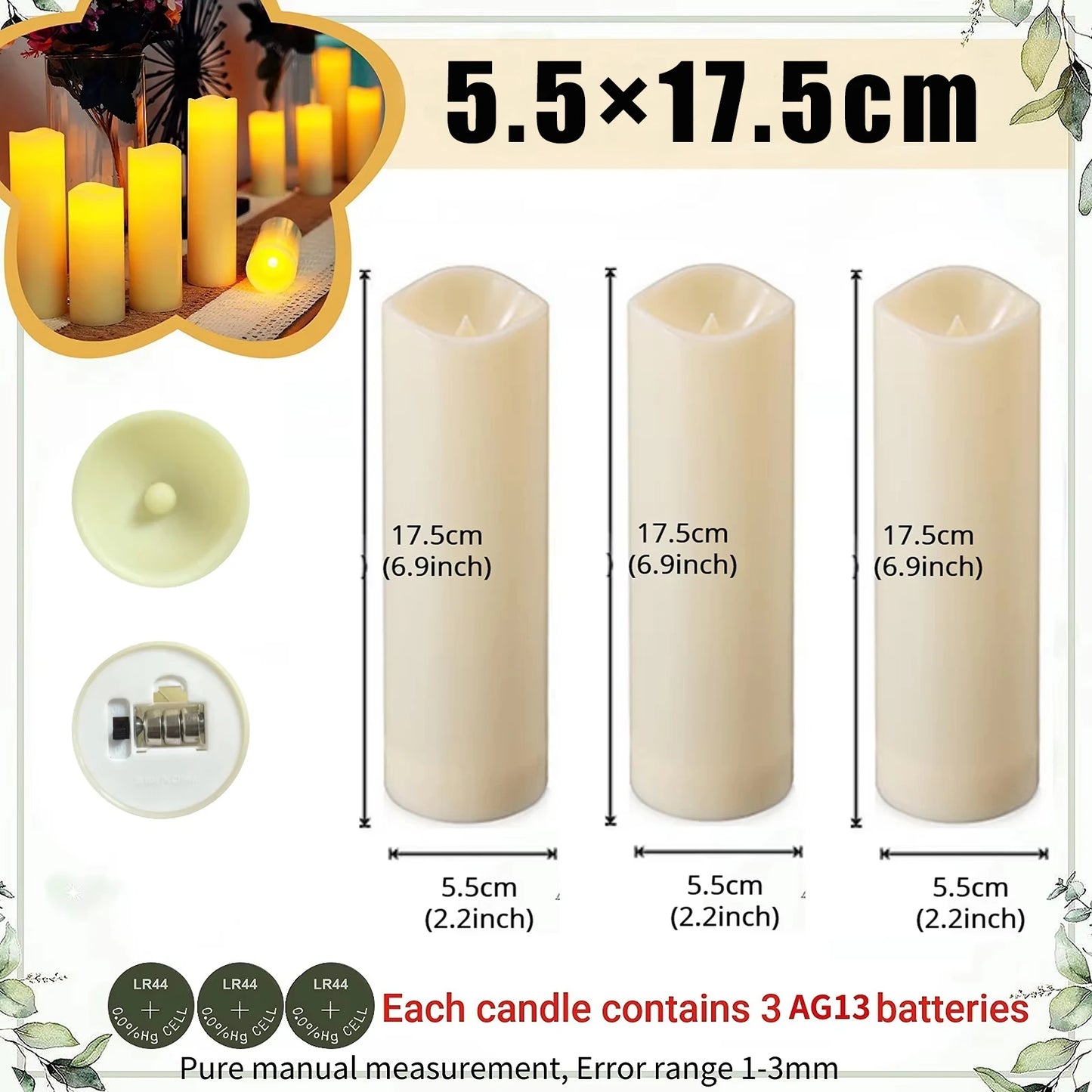 Luma Flickering LED Candle Set – additional product view 8