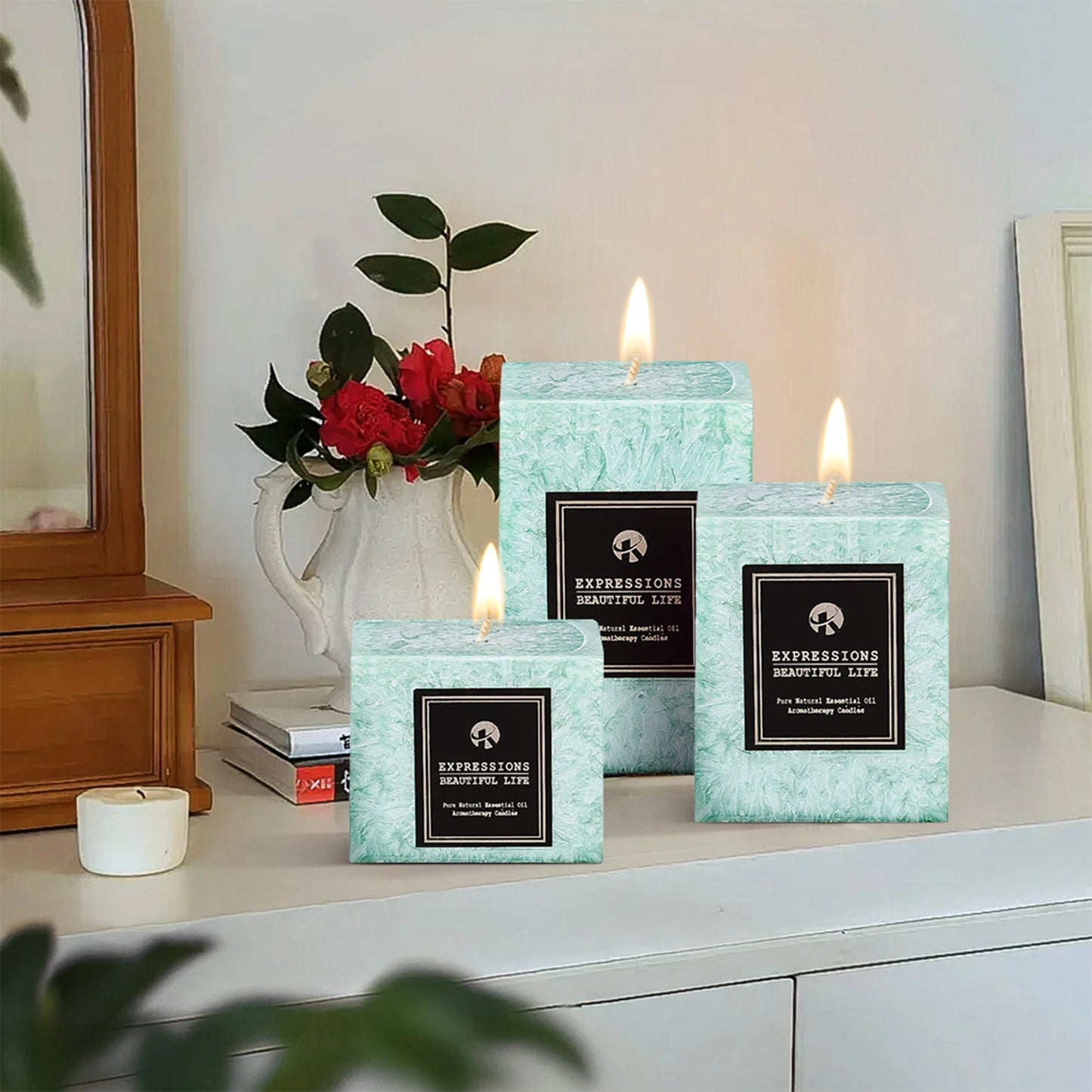 Luma Crystal Scented Candle Set – additional product view 2