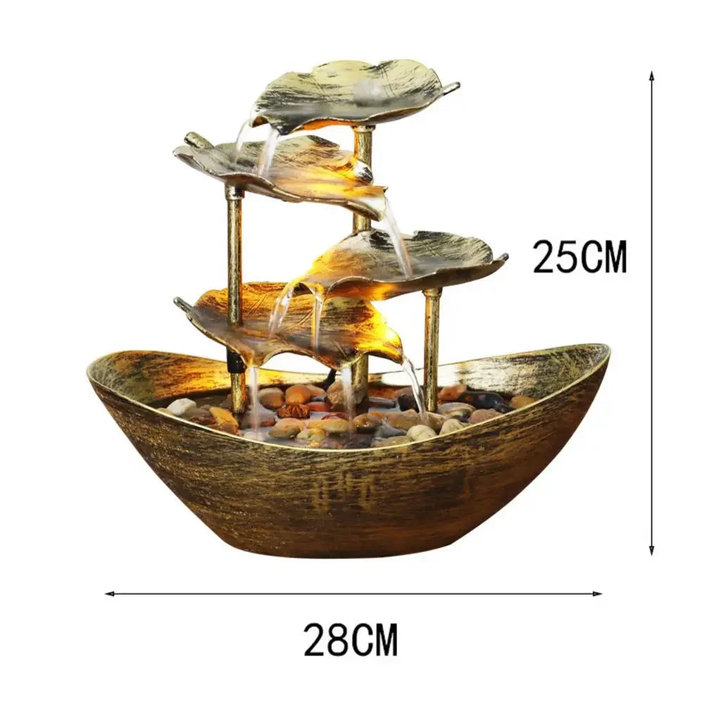 Lotus Leaf Tabletop Fountain – additional product view 9