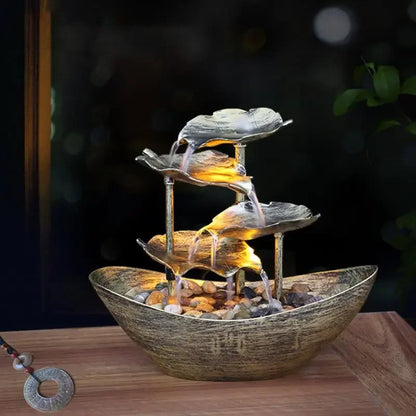 Lotus Leaf Tabletop Fountain – additional product view 5