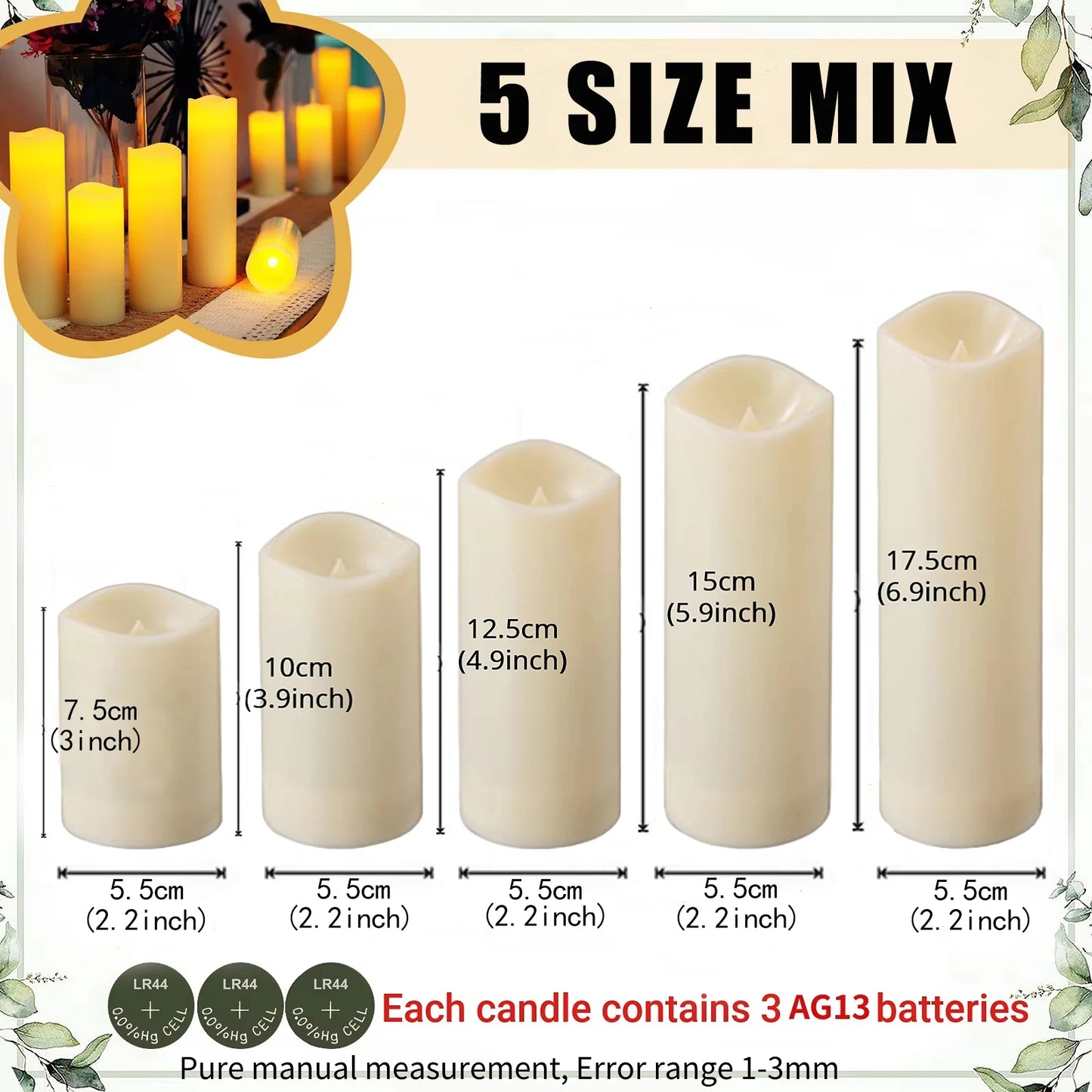 Luma Flickering LED Candle Set – additional product view 10