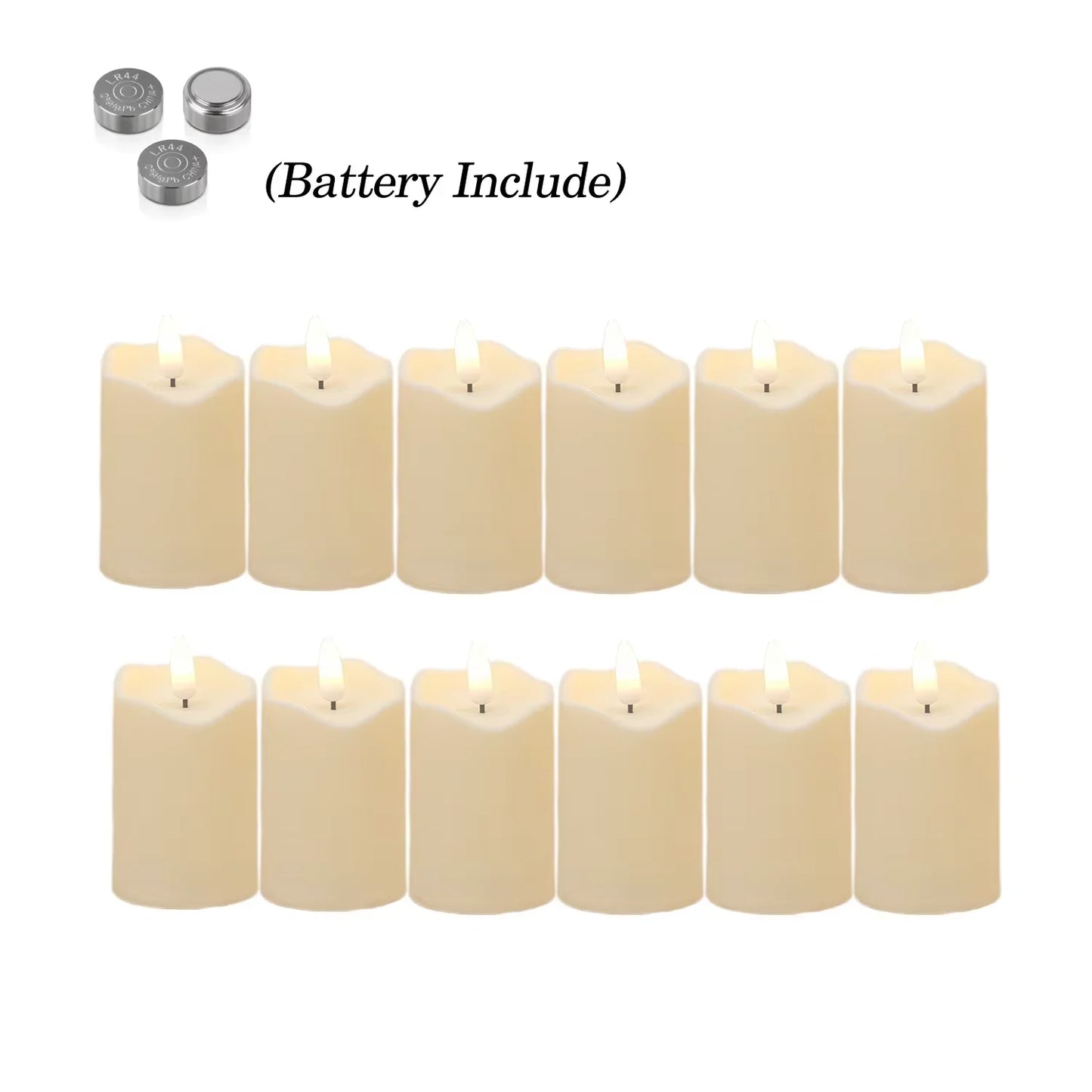 Luma Flameless Pillar Candle Set – additional product view 14