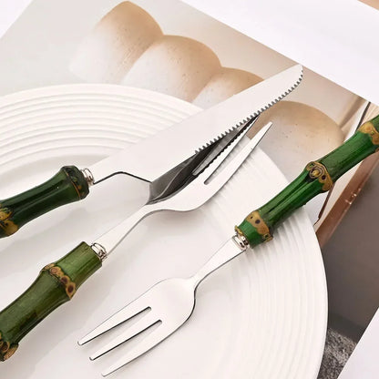 Bamboo-Handle Cutlery Set – additional product view 4