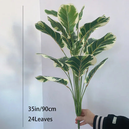 Artificial Variegated Rubber Plant – additional product view 8