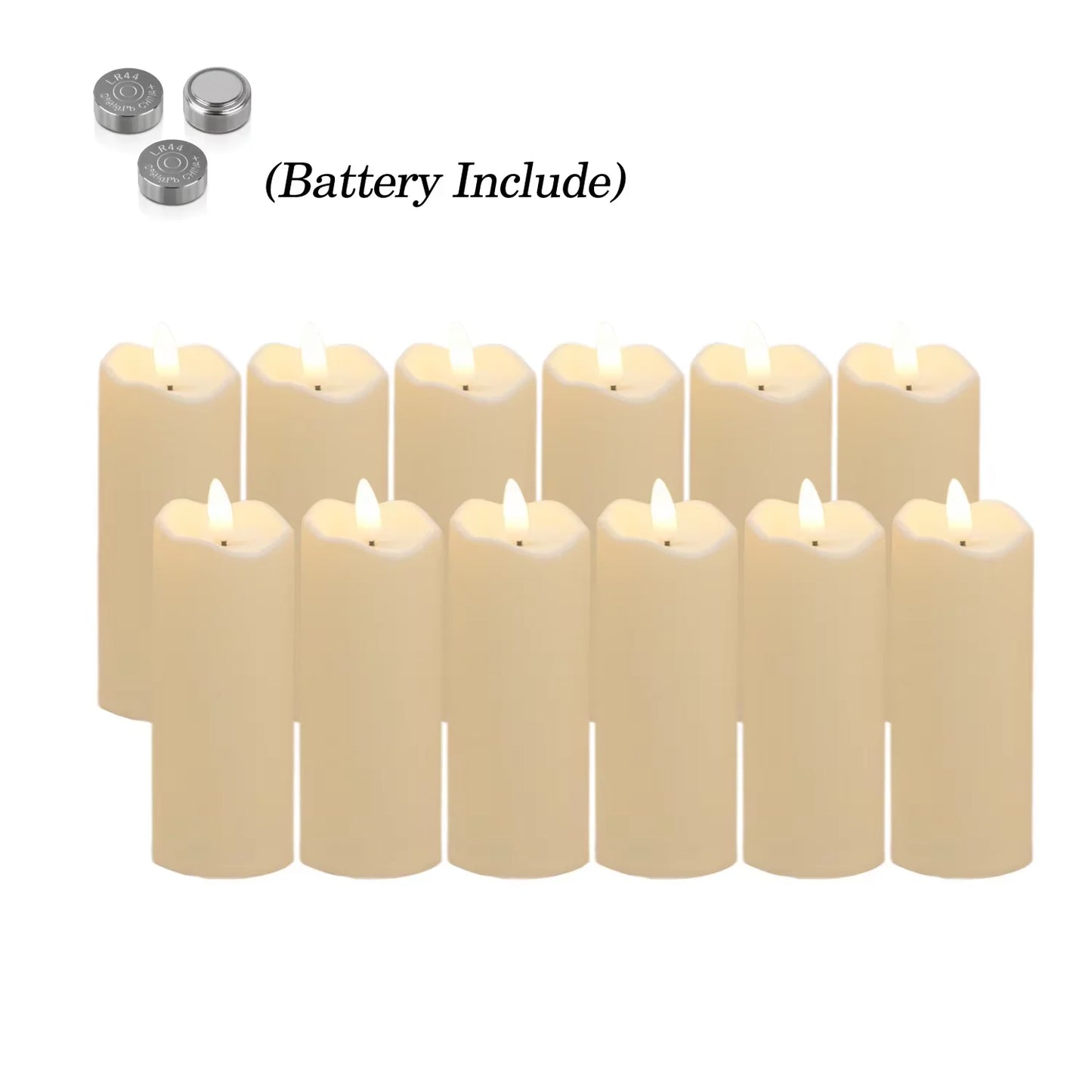 Luma Flameless Pillar Candle Set – additional product view 15