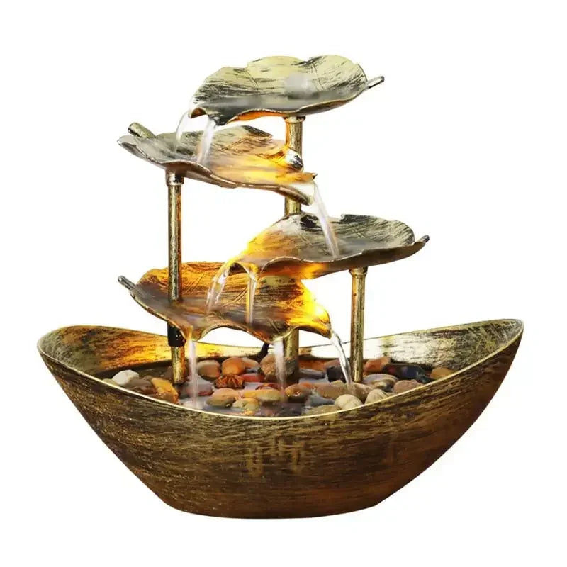 Lotus Leaf Tabletop Fountain – additional product view 3