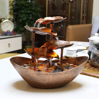 Lotus Leaf Tabletop Fountain – additional product view 4