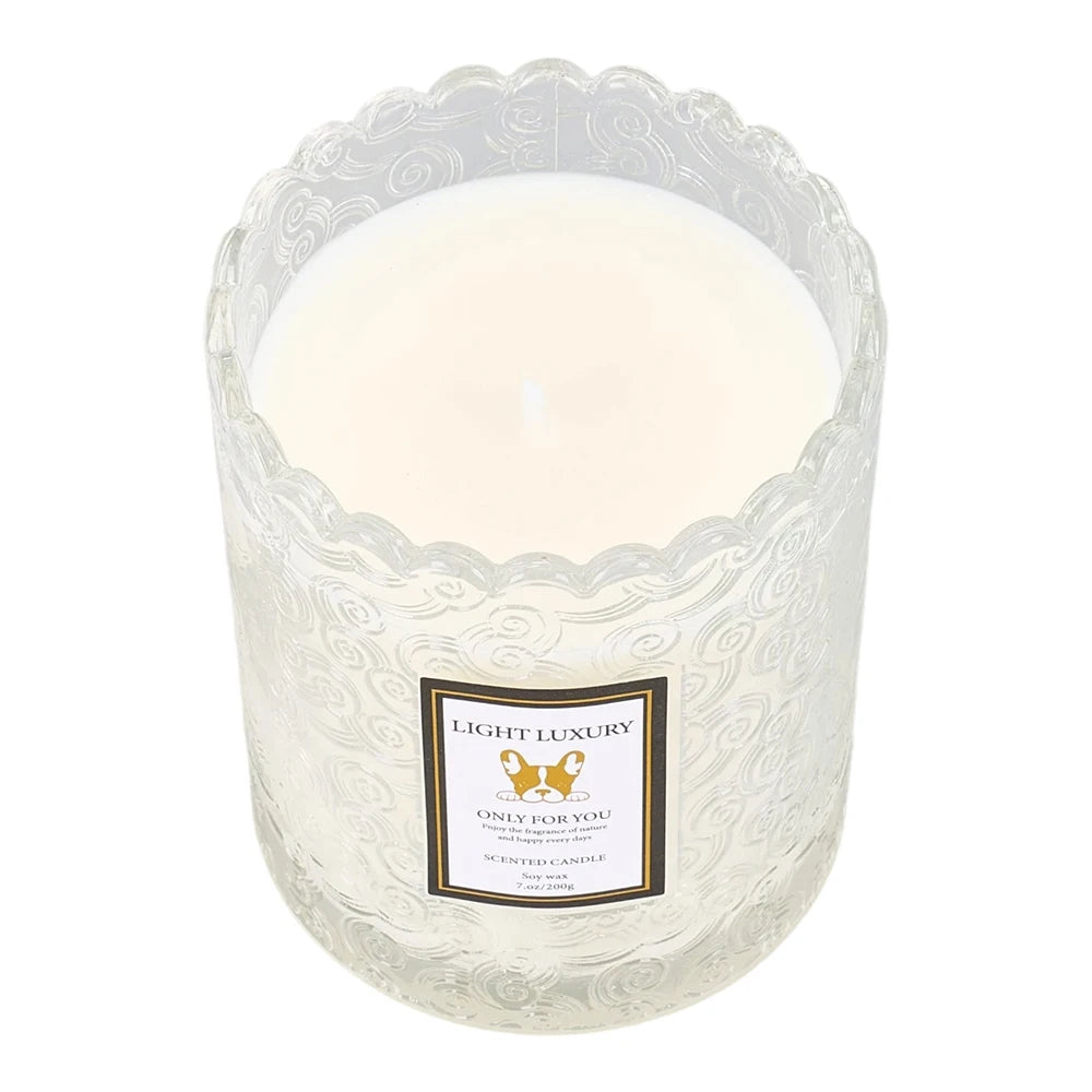 Luma Embossed Glass Scented Candle – additional product view 7