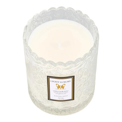 Luma Embossed Glass Scented Candle – additional product view 7