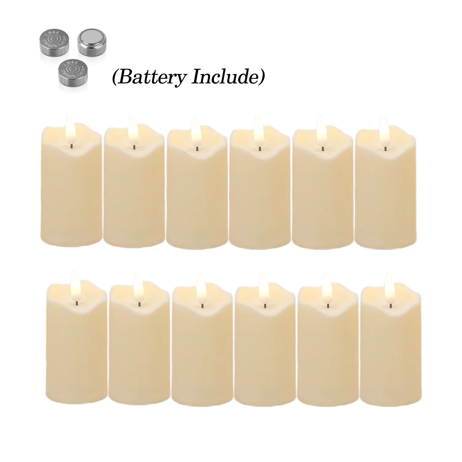 Luma Flameless Pillar Candle Set – additional product view 18