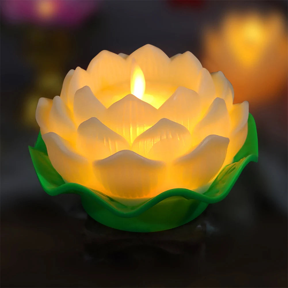 LED Lotus Candle – additional product view 3