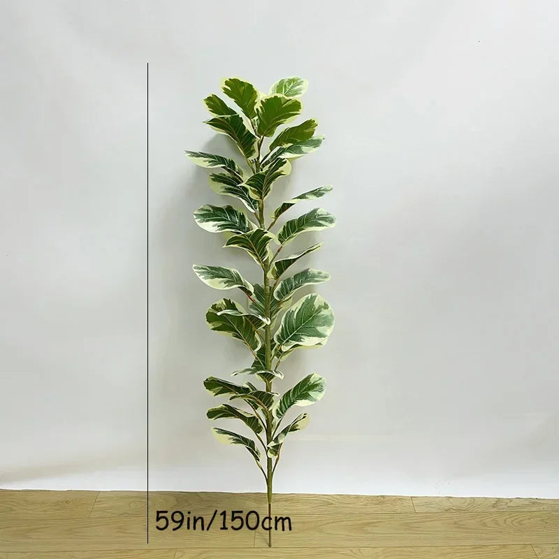 Artificial Variegated Rubber Plant – additional product view 12