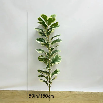 Artificial Variegated Rubber Plant – additional product view 12