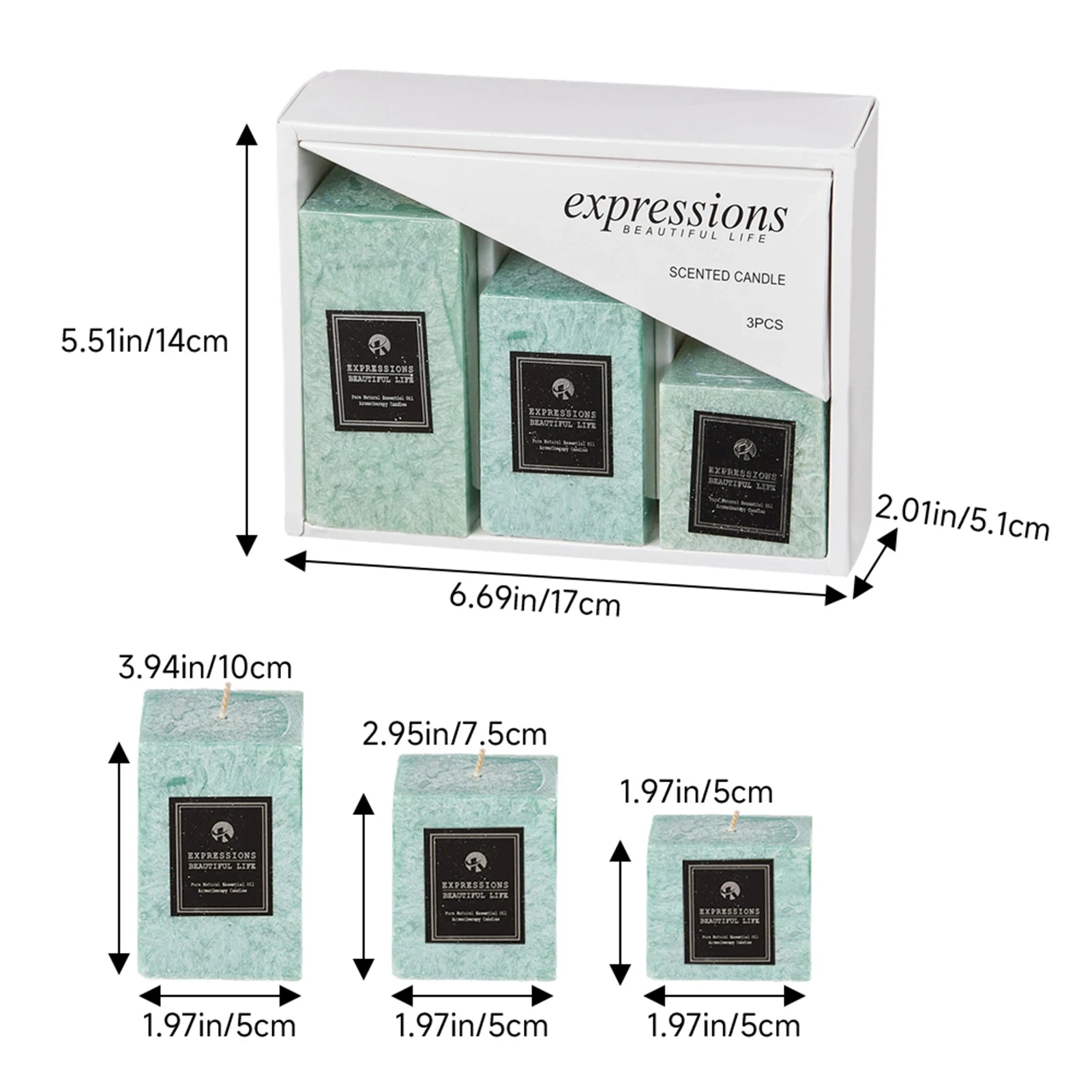 Luma Crystal Scented Candle Set – additional product view 9