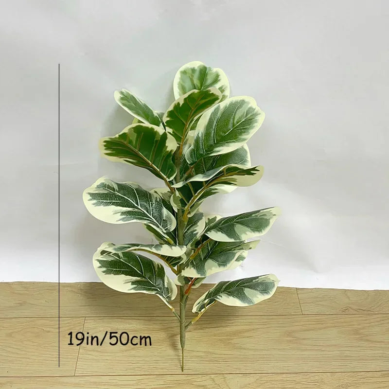 Artificial Variegated Rubber Plant – additional product view 10