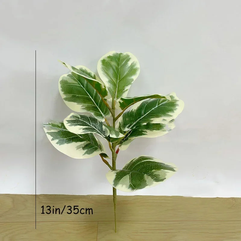 Artificial Variegated Rubber Plant – additional product view 11