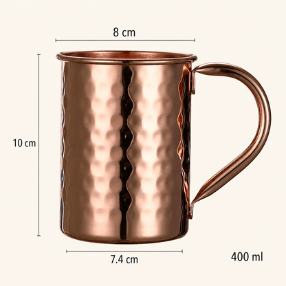 Hammered Copper-Finish Mug – additional product view 7