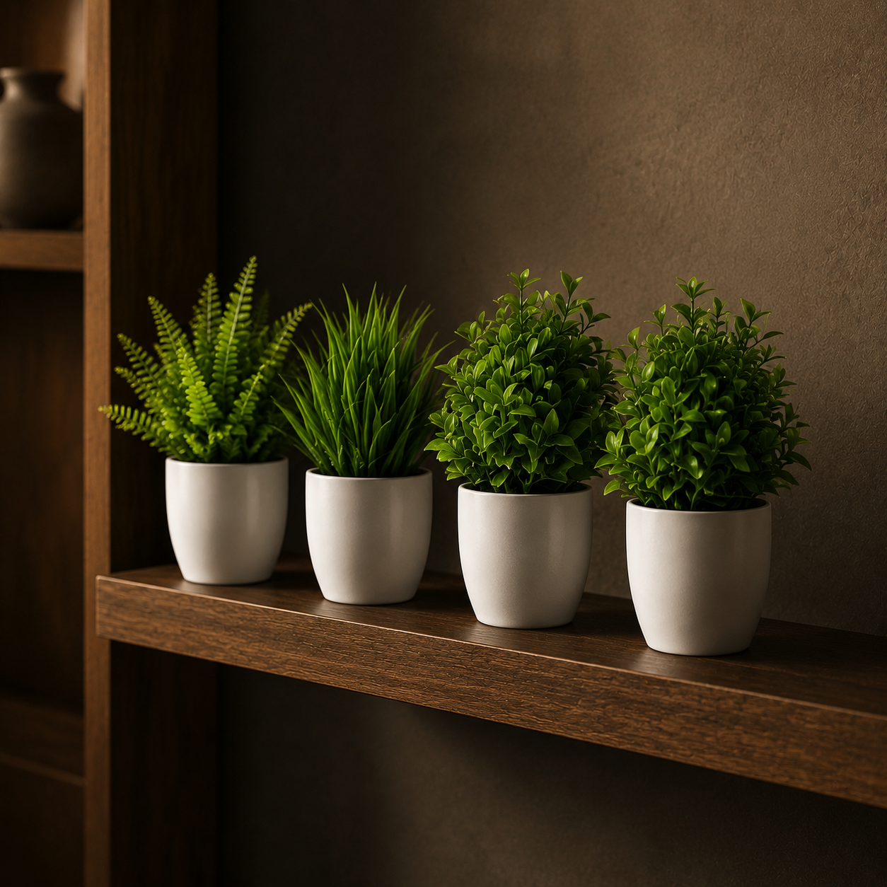 Evergreen Mini Plant Set close-up detail