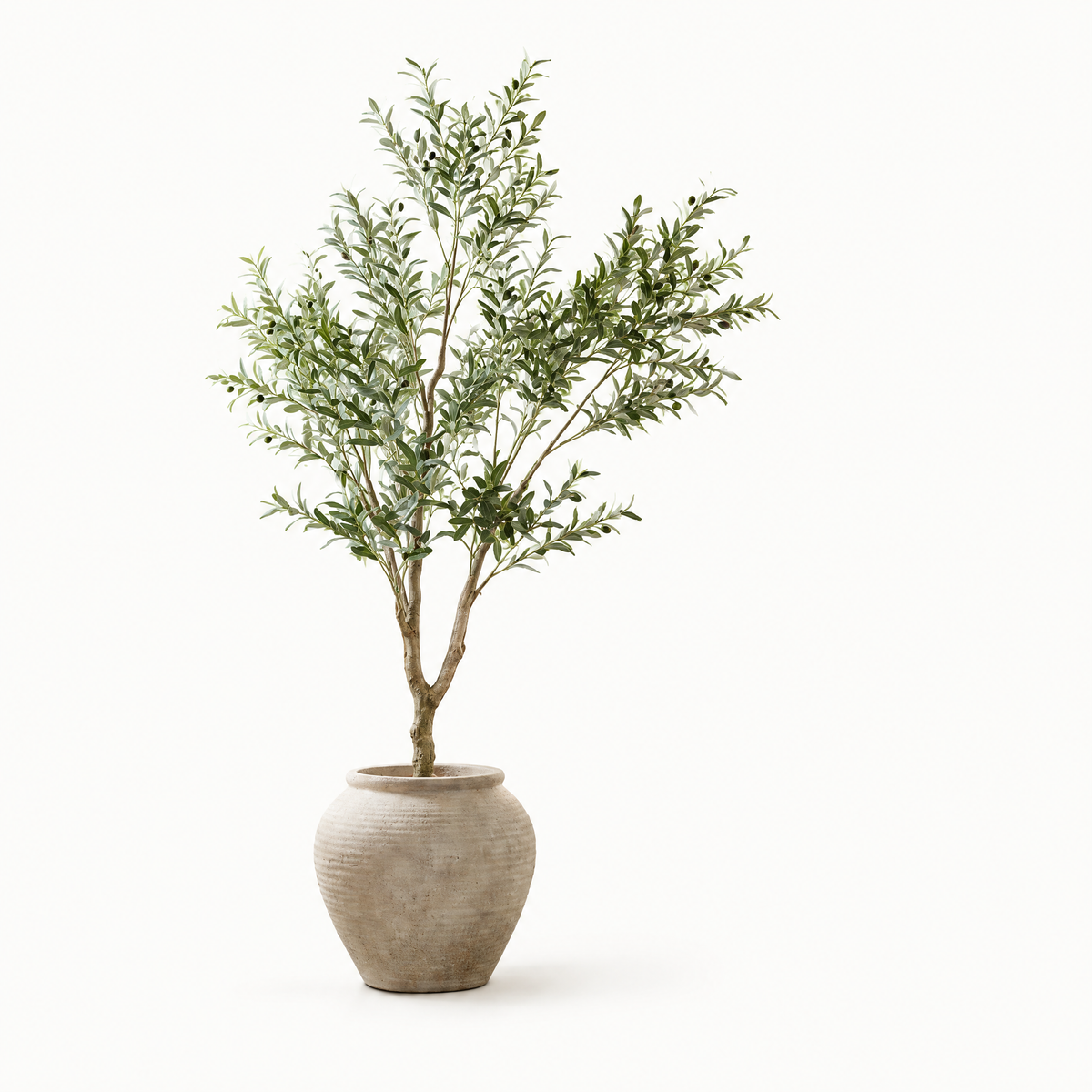 Artificial olive tree, alternative view