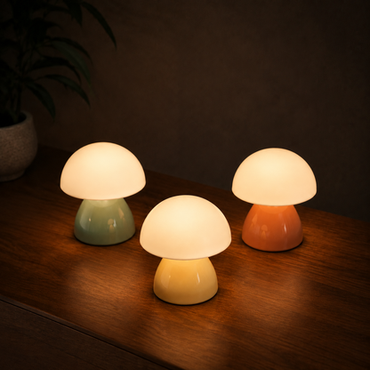 Luma Rechargeable Table Lamp shown from a three-quarter angle