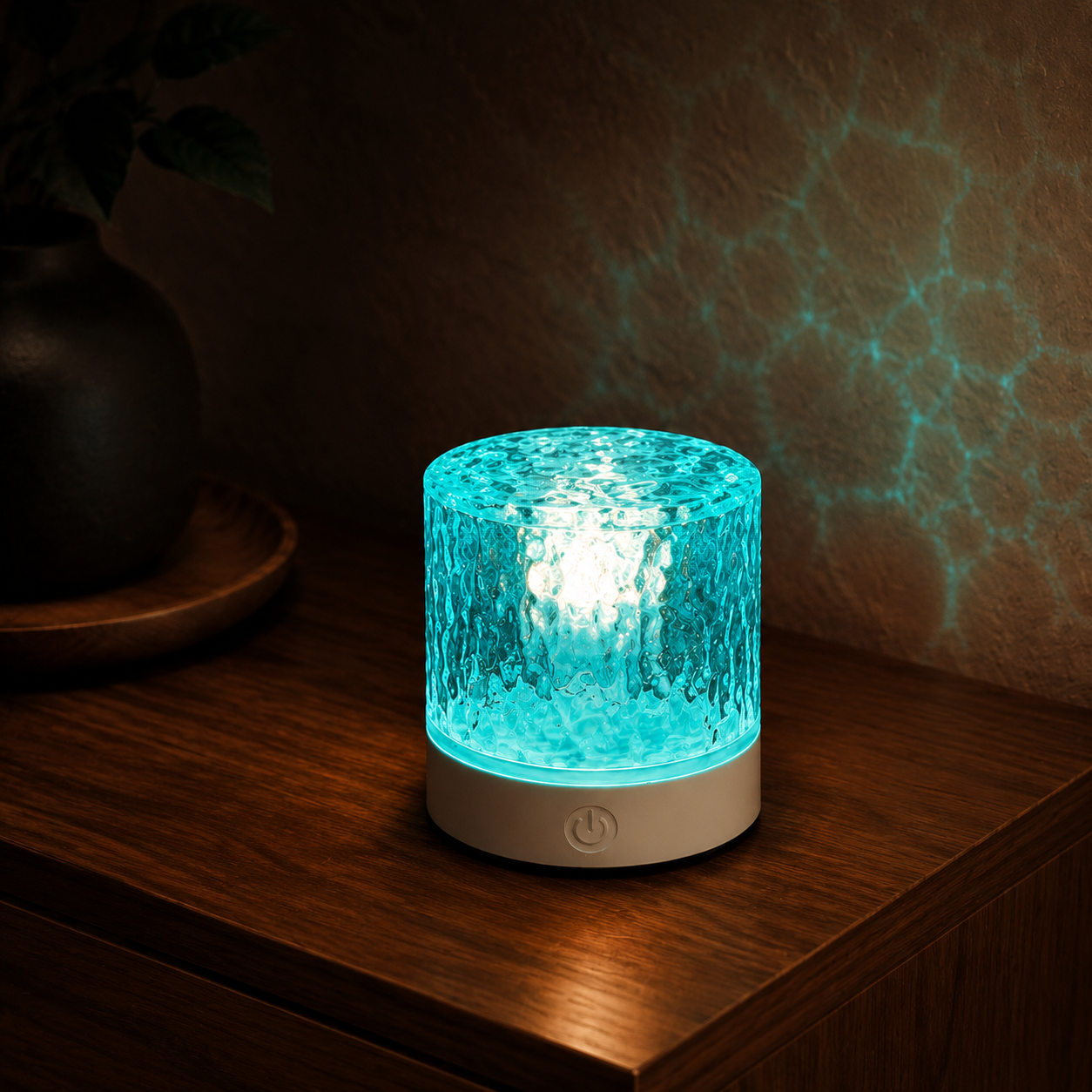 Luma Water Ripple Projector shown from a three-quarter angle