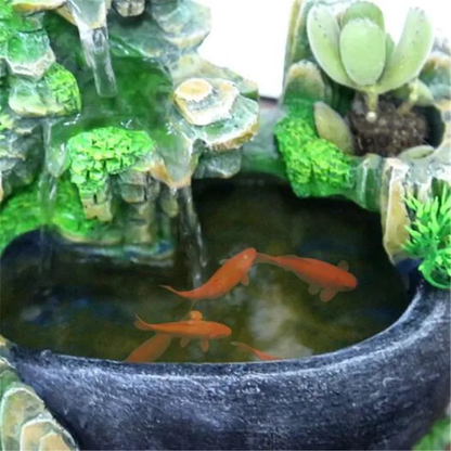 Mist-Lit Bonsai Tabletop Fountain – additional product view 4