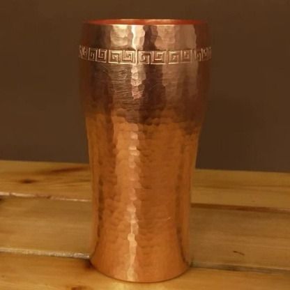 Artisan Greek-Key Copper Tumbler – additional product view 5