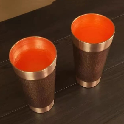 Artisan Greek-Key Copper Tumbler – additional product view 8
